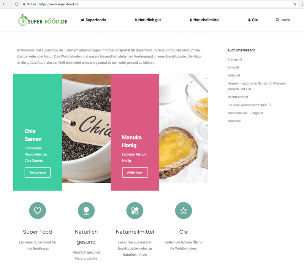super-food-homepage