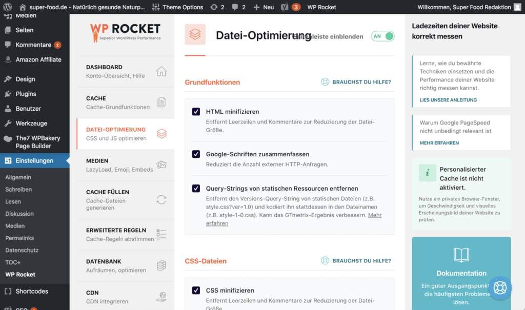 wp-rocket-dashboard