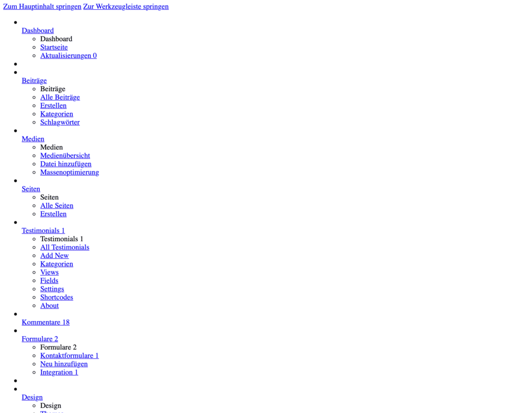 wordpress-admin-bereich-zerschossen