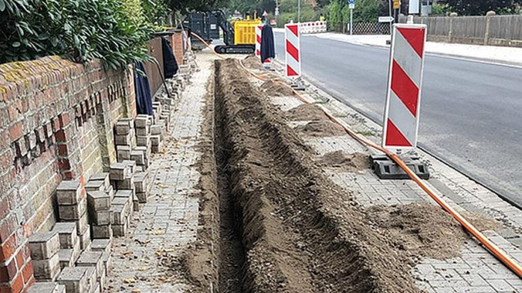 Glasfaserausbau